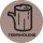 Vector illustration of a Cannabis Marijuana Terpinolene icon with text. Easy to edit. EPS 10.